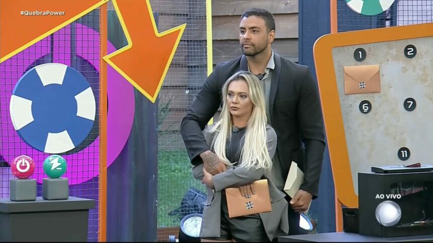 Ana Paula e Antony em trecho do Quebra Power