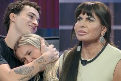 Bia e Guilherme Seta e Gretchen em uma montagem no Quebra Power do power Couple