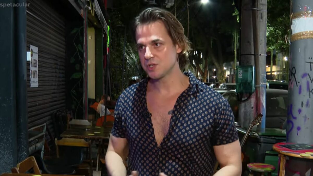 Daniel Erthal em trecho de entrevista ao Domingo Espetacular