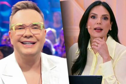 Felipeh Campos e Márcia Dantas em uma montagem