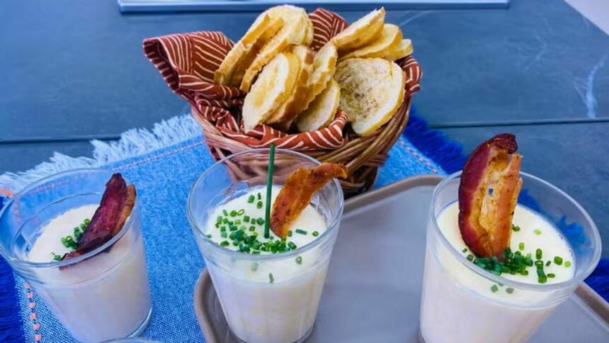 Receita de Flan salgado com ovos no vapor no Mais Você