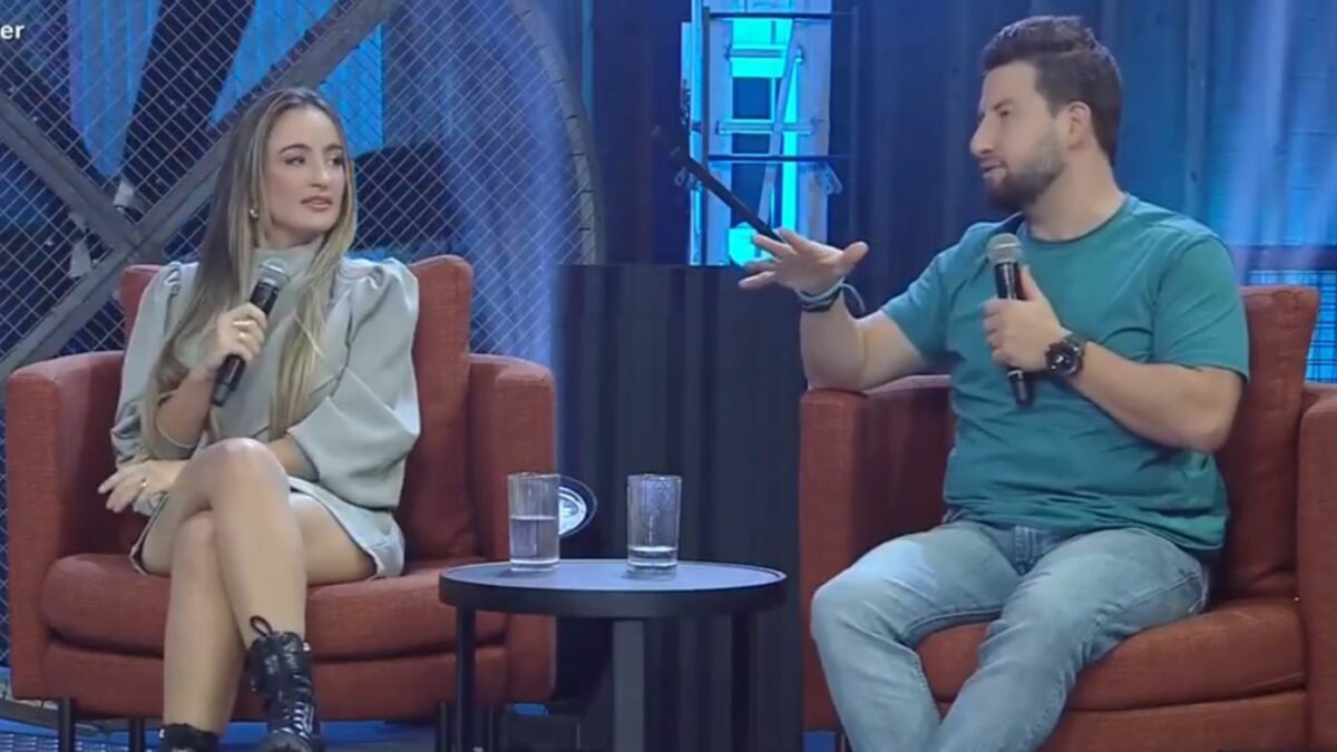 Gi e Eros Prado em trecho do Quebra Power