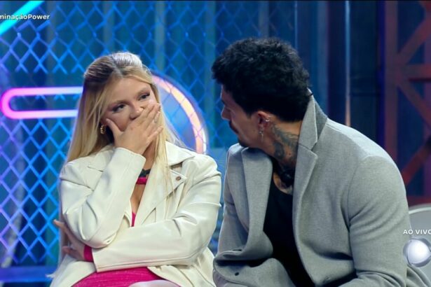 Giovanna e Diego incrédulos com a eliminação do Power Couple