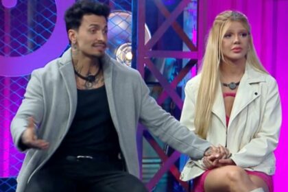 Giovanna e Diego em trecho da Cabine de Descompressão no PlayPlus