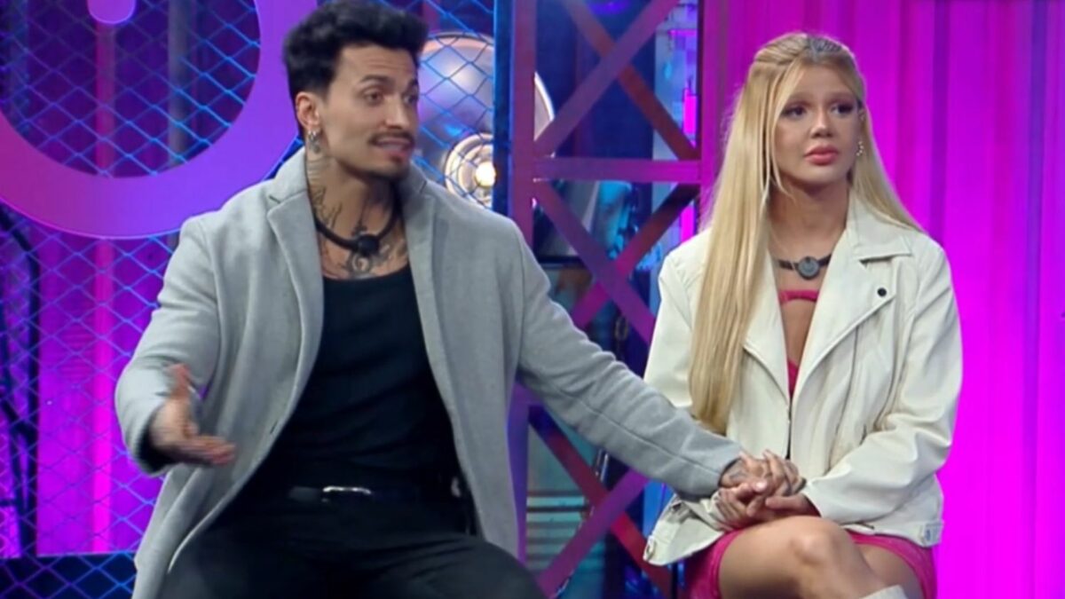 Giovanna e Diego em trecho da Cabine de Descompressão no PlayPlus