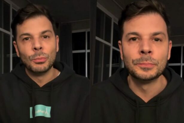 Jonas Almeida em trecho de stories do Instagram