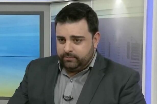 Macedão da Chinelada no estúdio da Rede Massa em Londrina