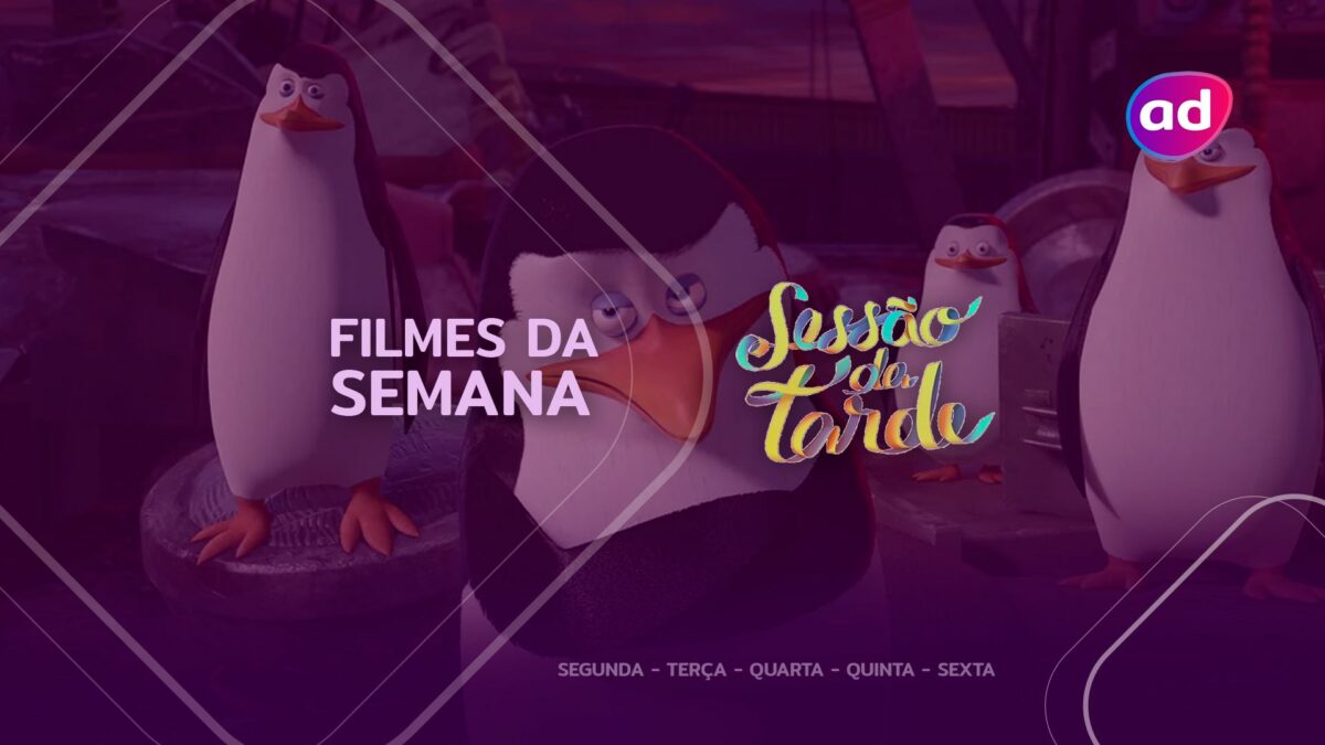 Filme Madagascar 3: Os Procurados na arte da semana da Sessão da Tarde