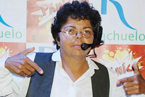 humorista Mônica Vital, como a Marleninha Matos do Pânico