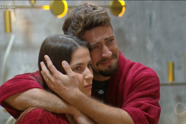 Nat e Eike emocionados na Mansão Power do Power Couple