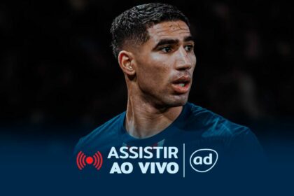 Hakimi na arte onde assistir ao jogo PSG x Arsenal pela Liga dso Campeões