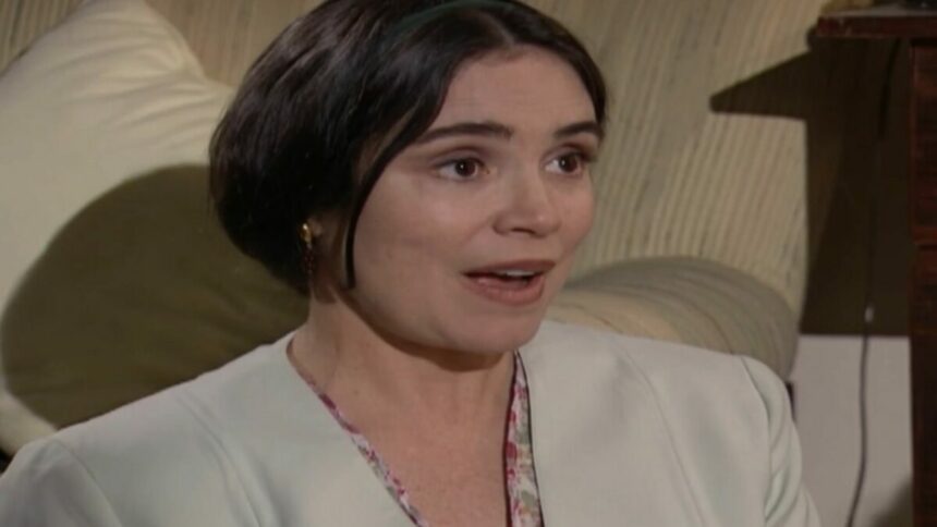 Helena (Regina Duarte) em trecho da novela História de Amor
