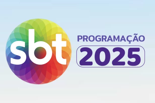 Logo do SBT ao lado do nome Programação 2025