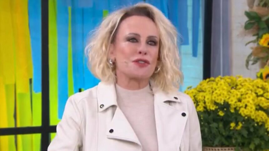 Ana Maria Braga emocionada no Mais Você