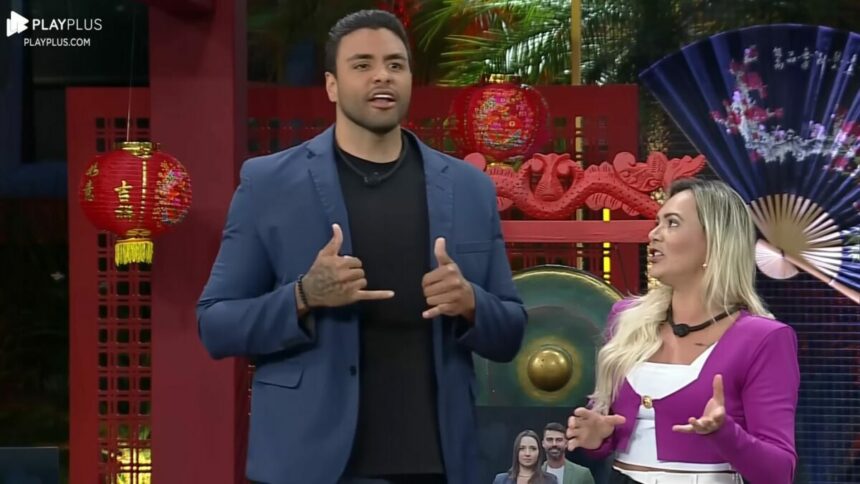 Antony e Ana Paula em trecho do Quebra-Power