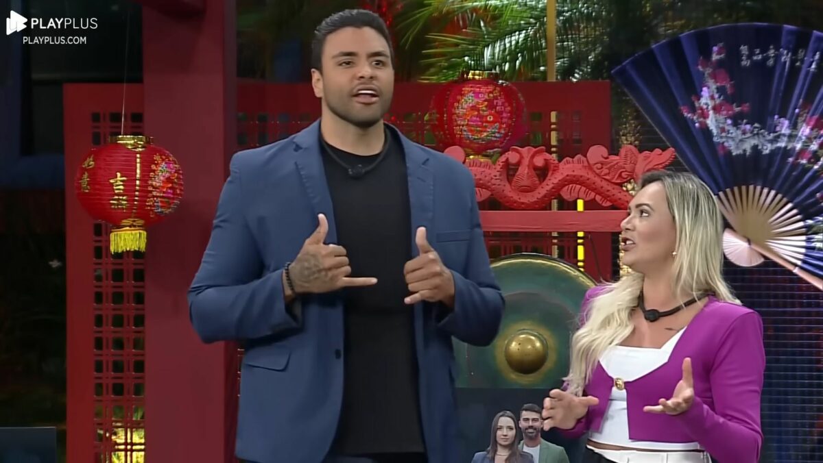 Antony e Ana Paula em trecho do Quebra-Power