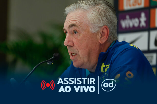 Carlo Ancelotti na arte onde assistir ao jogo Equador x Brasil