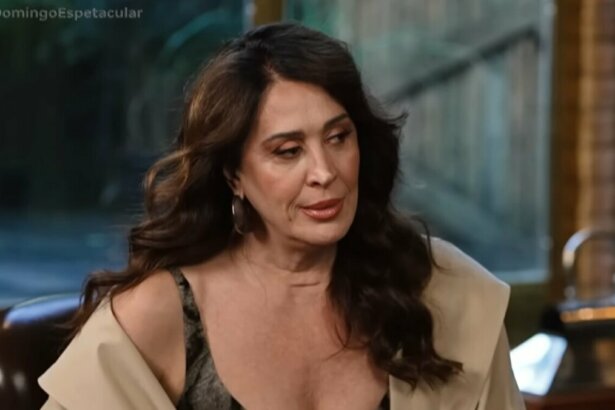 Claudia Raia em trecho de entrevista ao Domingo Espetacular sobre maternidade