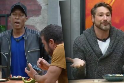 Everton e Victor em uma montagem no Power Couple