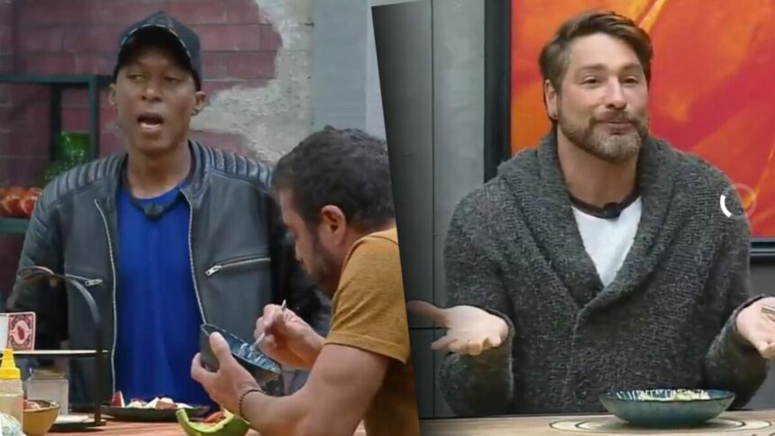 Everton e Victor em uma montagem no Power Couple