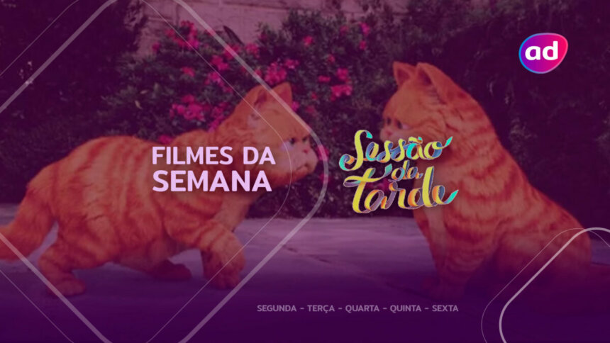 Filme Garfield 2 na arte da semana na Sessão da Tarde
