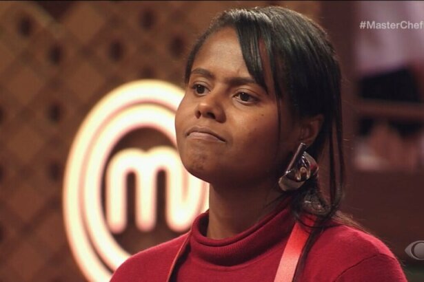 Flavia no cenário do MasterChef