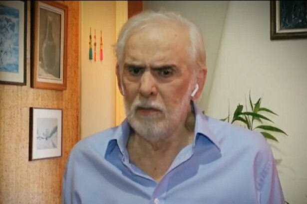Francisco Cuoco em trecho de reportagem de tributo exibida no Mais Você