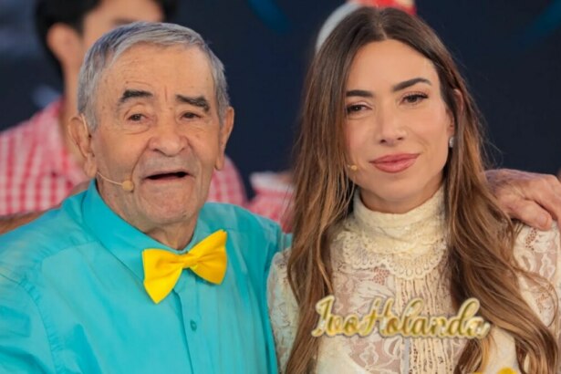 Ivo Holanda e Patricia Abravanel abraçados e emocionados no Programa Silvio Santos