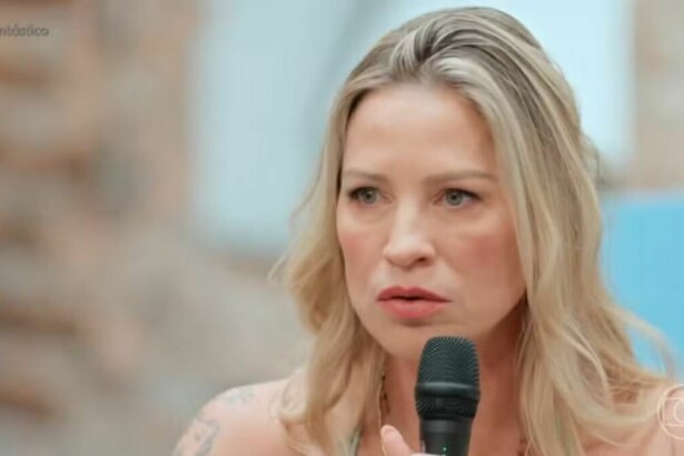 Luana Piovani em trecho de entrevista ao Fantástico sobre o filho Dom