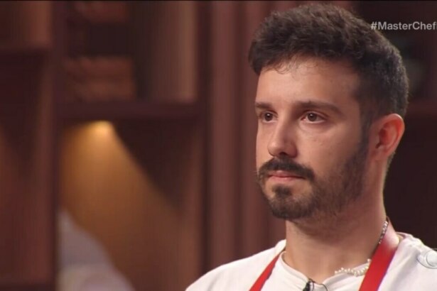 Lucas no cenário do MasterChef
