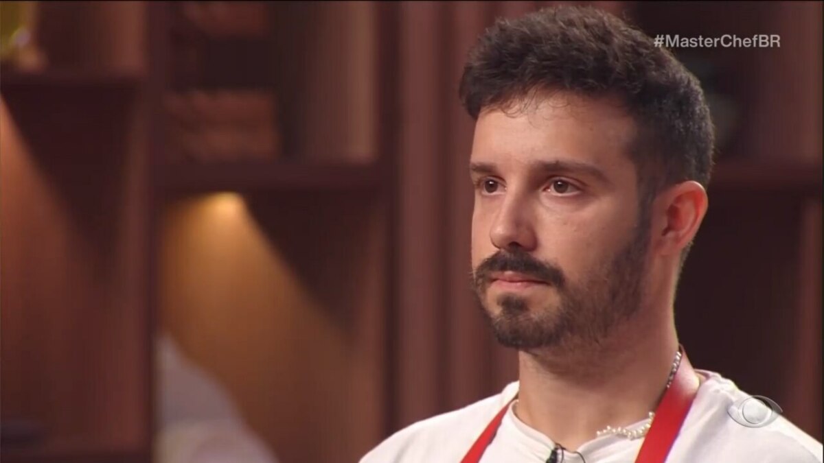 Lucas no cenário do MasterChef