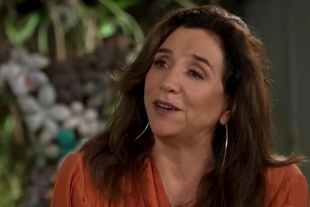 Marisa Orth em trecho de entrevista ao Domingo Espetacular