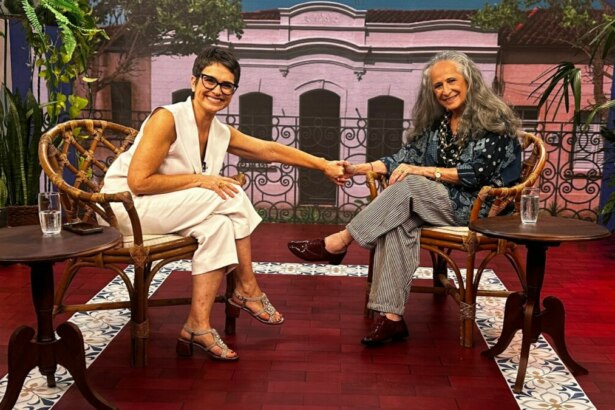 Sandra Annenberg e Maria Bethânia e trecho de entrevista para o Globo Repórter especial Personalidades