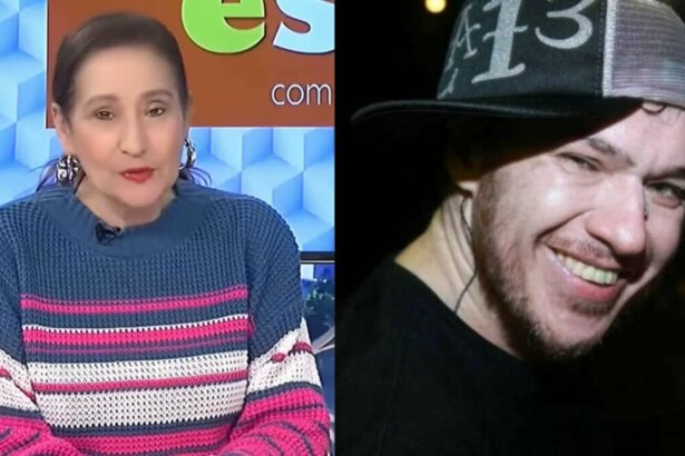 Sonia Abrão e Chorão em uma montagem