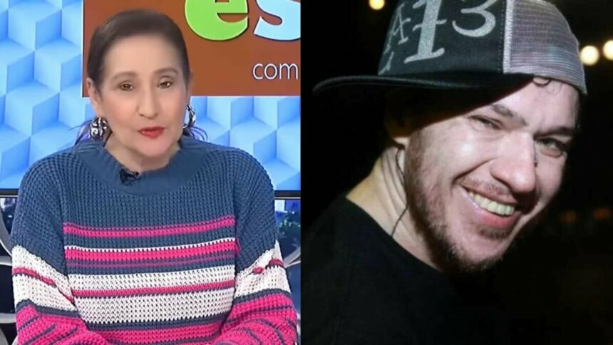 Sonia Abrão e Chorão em uma montagem