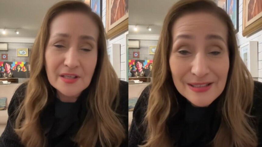Sonia Abrão em trecho de um vídeo no Instagram, negando que irá para a Band
