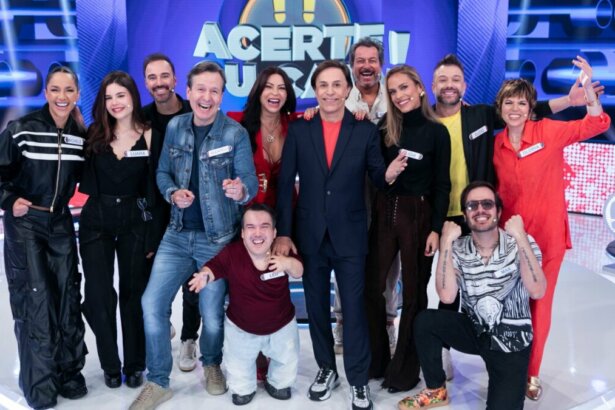 Tom Cavalcante e elenco do Acerte ou Caia, episódio de 15 de junho