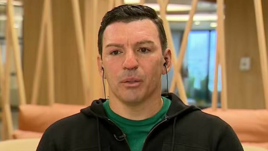 Zagueiro Lúcio em trecho de entrevista ao Encontro direto do hospital