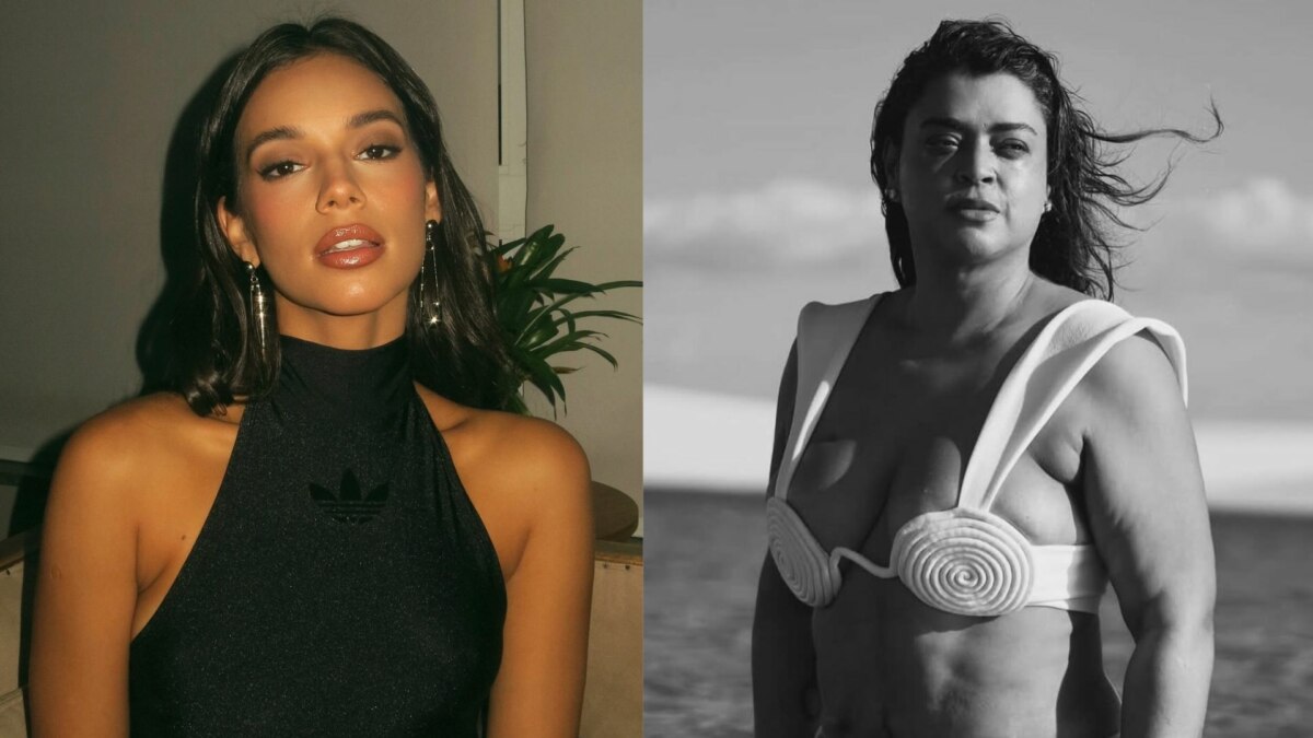 Alane Dias e Preta Gil em uma montagem