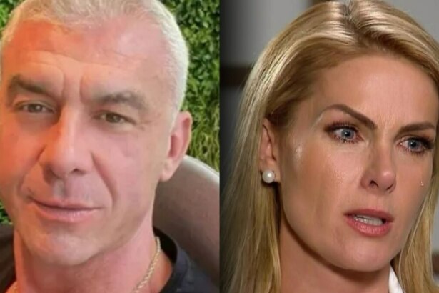 Alexandre Correa com semblante fechado divide tela com Ana Hickmann chorando