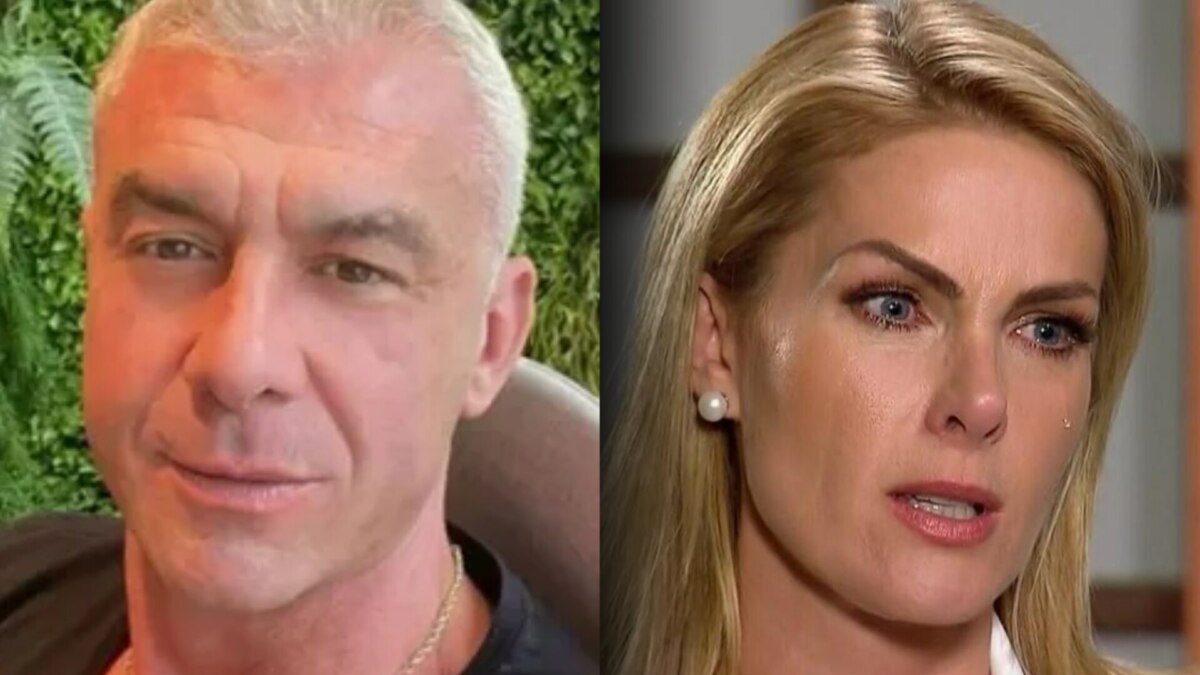 Alexandre Correa com semblante fechado divide tela com Ana Hickmann chorando