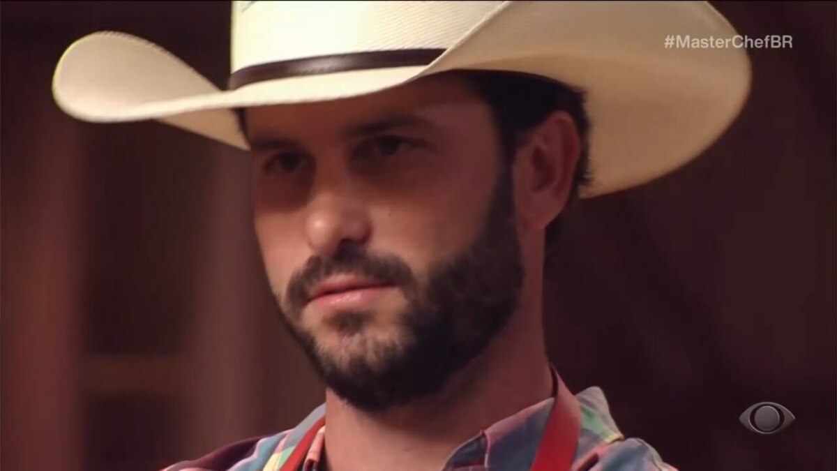 André no cenário do MasterChef