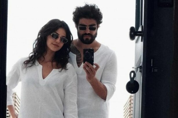 Caio Castro e Vitória Bohn juntos em clima de romance em viagem de Portugal