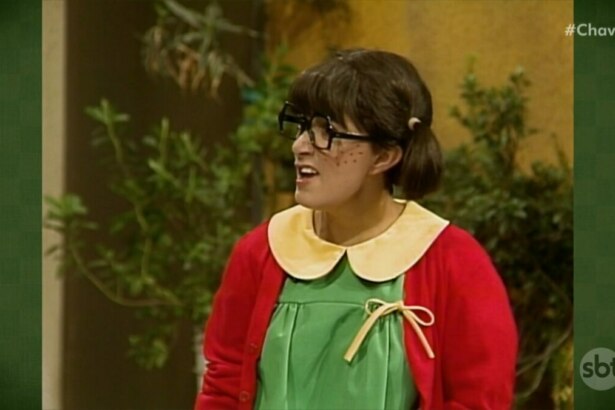 Chiquinha com rosto torto por IA no episódio de Chaves
