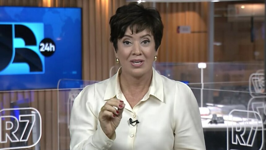 Christina Lemos no comando JR 24h direto dos estúdio da RECORD em Brasília