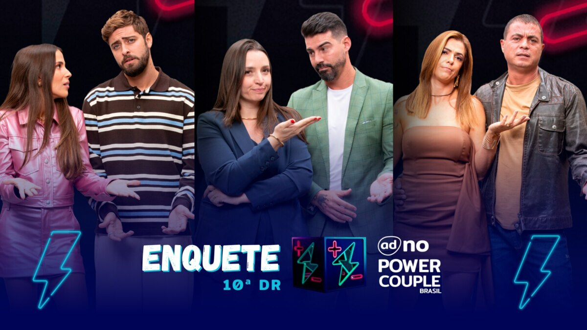 Nat e Eike, Carol e Radamés, Adriana e Dhomini com semblantes tristes na 10ª DR do Power Couple Brasil 7