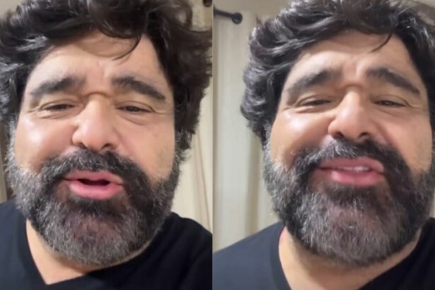 Fabiano Menotti, nos stories do Instagram, falando sobre acidente de carro na BR-040