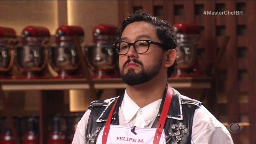 Felipe M. sendo desclassificado do MasterChef