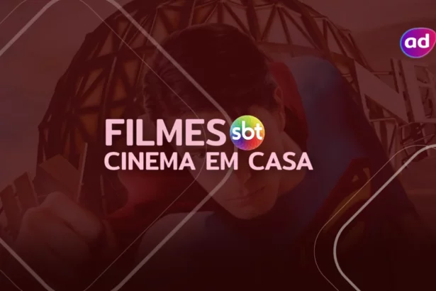 Pôster do filme Superman – O Retorno na arte de divulgação do Cinema em Casa