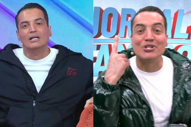 Leo Dias cabisbaixo no Fofocalizando e animado no Jornal dos Famosos